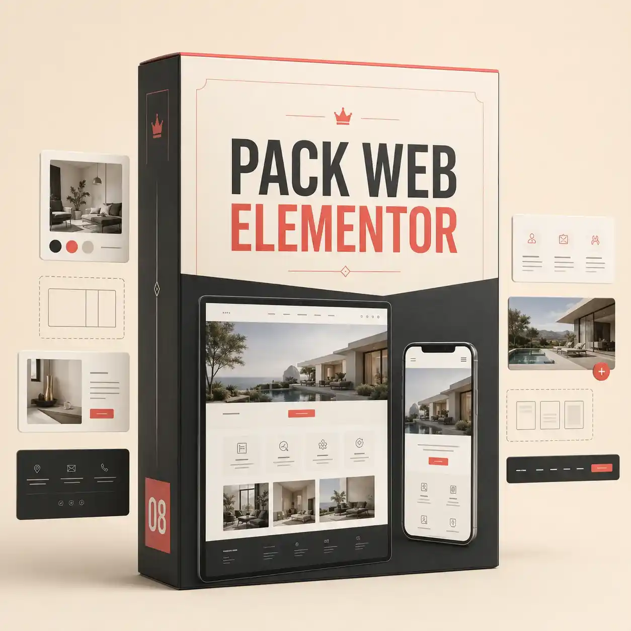 Bono incluido: Pack diseño web (Elementor)
