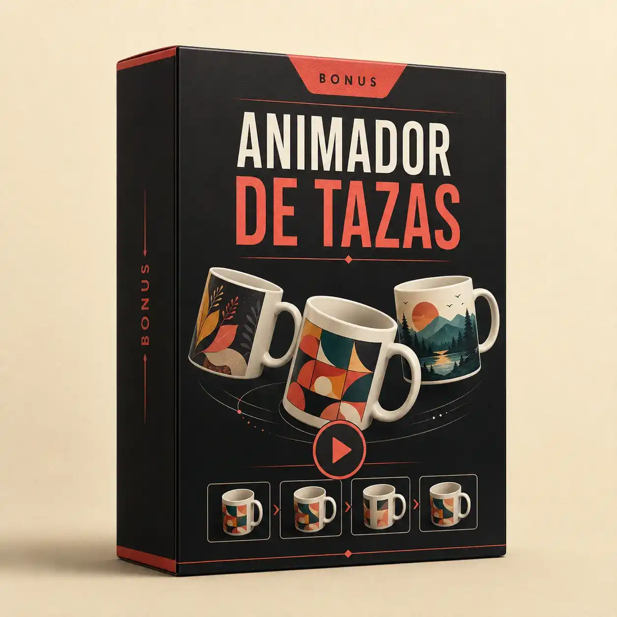 Bono incluido: Animador de tazas