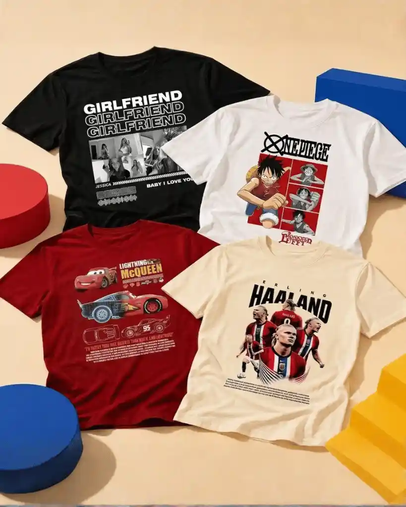 Camisetas personalizadas con diseños de PixelPack