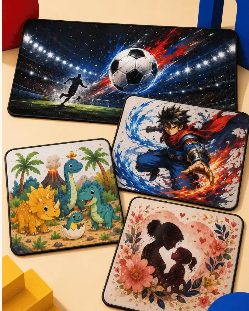 Mousepads personalizados con diseños de PixelPack